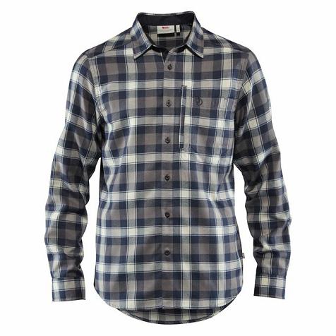 Fjallraven Fjällglim Shirts Blue Singapore For Men (SG-210951)